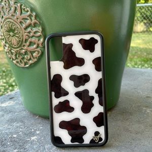 Wildflower Cow Print Case